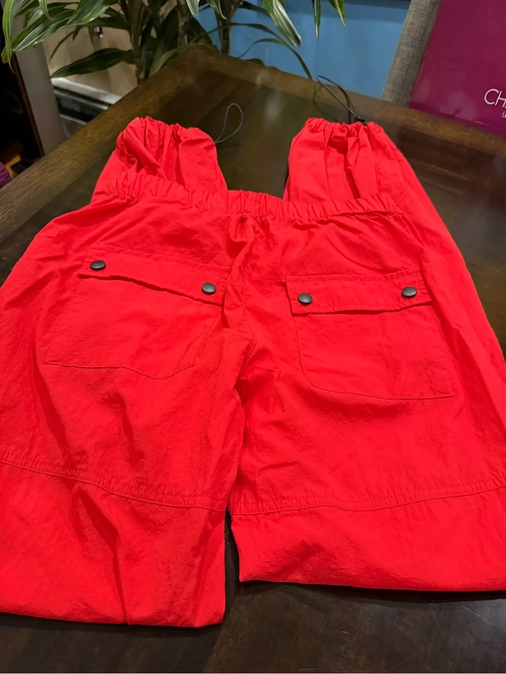 Garage Women Parachute Nylon Zipper Parachute Cargo Pants Size XS - Picture 8 of 10